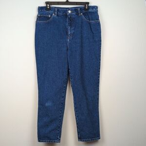 Lauren Jeans Co Petite Ralph Lauren 100% Cotton Straight Leg Denim Jeans Size12P
